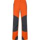 Pantalón Unisex de Trekking combinado en tres tejidos BONATI Ref.RPA9110-NARANJA BERMELLON/PLOMO OSCURO