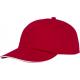Gorra de 5 paneles con ribete Styx Ref.PF38668-ROJO 