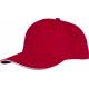 Gorra de 5 paneles con ribete Ceto Ref.PF38674-ROJO 