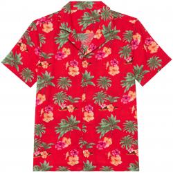 Camisa ecorresponsable con estampado hawaiano hombre