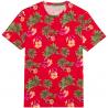 Camiseta ecorresponsable con estampado tropical hombre