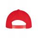 Gorra clásica premium snapback Ref.TTFL5789M-RED 