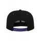 Gorra classic  bicolor snapback Ref.TTFL6089MT-NEGRO/MORADO 