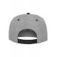 Gorra classic  bicolor snapback Ref.TTFL6089MT-BREZO GRIS/NEGRO 