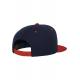 Gorra classic  bicolor snapback Ref.TTFL6089MT-MARINA/ROJO 