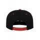 Gorra classic  bicolor snapback Ref.TTFL6089MT-NEGRO/ROJO 