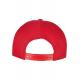 Gorra snapback algodón orgánico Ref.TTFL6089OC-RED 