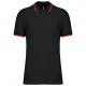 Polo manga corta a rayas hombre Ref.TTK272-NEGRO/ROJO