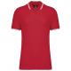 Polo manga corta a rayas hombre Ref.TTK272-ROJO BLANCO