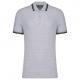 Polo manga corta a rayas hombre Ref.TTK272-OXFORD GREY/BLACK