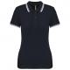 Polo de manga corta para mujer con ribetes contrastados Ref.TTK273-MARINA/BLANCO