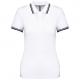 Polo de manga corta para mujer con ribetes contrastados Ref.TTK273-NAVAL BLANCA