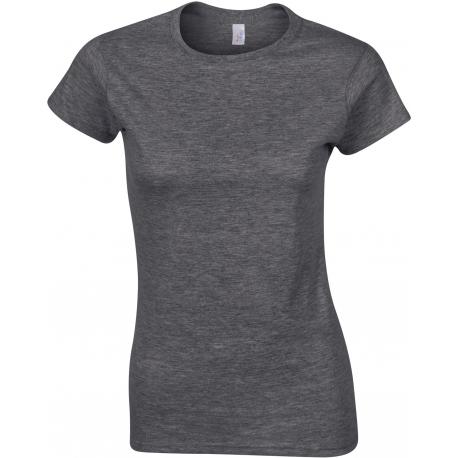 Camiseta softstyle mujer de algodón preencogido