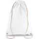 Mochila de algodón con cordones Ref.TTKI0125-BLANCO 