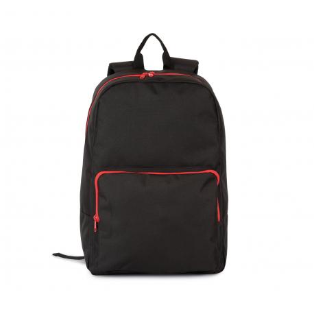 Mochila con cierres rápidos a contraste