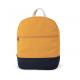 Mochila básica de algodón Ref.TTKI0185-COMINO AMARILLO/MARINA 