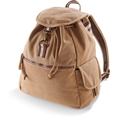 Mochila canvas vintage