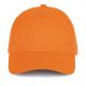 Gorra de algodón y poliéster reciclado k-loop tracking - 5 paneles Ref.TTKP229-NARANJA 