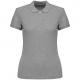 Polo ecorresponsable punto piqué mujer Ref.TTNS208-MOON GREY HEATHER