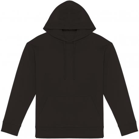 Sudadera ecorresponsable con capucha y hombros caídos french terry unisex