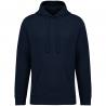 Sudadera ecorresponsable con capucha y hombros caídos french terry unisex