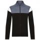 Chaqueta de chándal con cremallera unisex Ref.TTPA390-GRIS NEGRO/DEPORTIVO