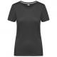 Camiseta con tratamiento antibacteriano mujer Ref.TTWK307-GRIS OSCURO