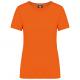 Camiseta con tratamiento antibacteriano mujer Ref.TTWK307-NARANJA