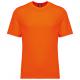 Camiseta ecorresponsable algodón/poliéster unisex Ref.TTWK308-NARANJA FLUORESCENTE