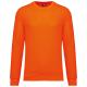 Sudadera ecorresponsable algodón/poliéster unisex Ref.TTWK405-NARANJA FLUORESCENTE