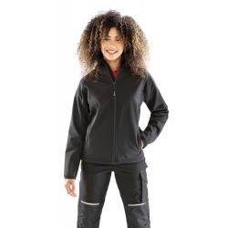 Chaqueta softshell reciclada de 3 capas con capucha mujer