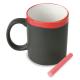 Mug de ceramica pizarra 'tizal' Ref.CF68100-ROJO 