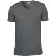 Camiseta de algodón softstyle cuello de pico hombre Ref.TTGI64V00-CARBON