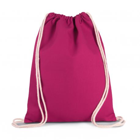 Mochila con cordones gruesos