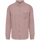 Camisa de lino hombre Ref.TTNS504-PETAL ROSE