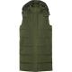 Chaleco acolchado de mujer con capucha extraíble REINE Ref.RCC5076-VERDE MILITAR