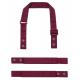 Tirantes para delantal Ref.TTPR191-BURGUNDY 