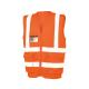 Chaleco de seguridad de rejilla Ref.TTR479X-NARANJA FLUORESCENTE