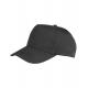 Gorra reciclada 5 paneles Ref.TTRC984X-NEGRO 