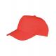 Gorra reciclada 5 paneles Ref.TTRC984X-RED 