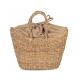 Cesta/bolso de junco en forma de media luna Ref.TTKINS137-SEAGRASS/HEMP 