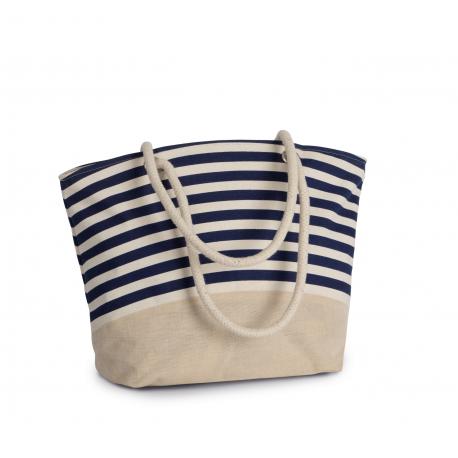 Bolsa shopper de yute estilo marinero