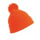 Gorro pompón Ref.TTRC028J-NARANJA FLUORESCENTE 