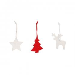 Set de 3 adornos de navidad 99342