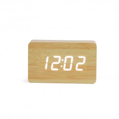 Reloj digital con aspecto de madera RV150