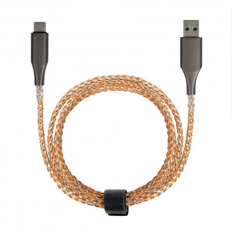 Cable de carga rápida USB tipo C RGB TEA298