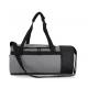 Bolsa de deporte cilíndrica con compartimento separado para calzado Ref.TTKI0630-GRIS OSCURO Y NEGRO 