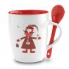 Taza con cuchara 250ml Claus