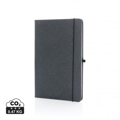 Libreta A5 de cuero reciclado tapa dura 13,5x1,5cm