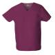 Camiseta cuello pico unisex Ref.TTDKE83706-WINE